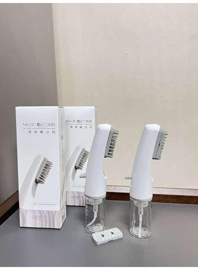 An innovative hair massage and washing brush with a foam distribution tank to stimulate blood circulation, featuring a flexible and elegant design. - Image 5